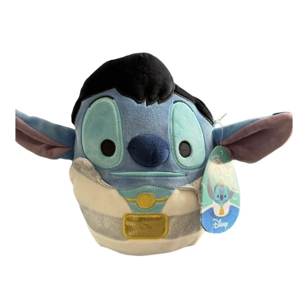 Stitch as Elvis! Lilo & Stitch Kellytoy / Disney Squishmallows! NWT! retired